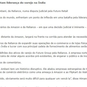 Batalha dos bilionários: Bezos e Ambani disputam liderança do varejo na Índia – Meio e Negócio