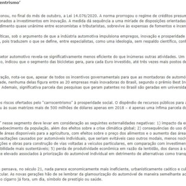 Problemas do ‘carrocentrismo’ – O Popular