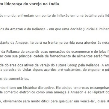 Batalha dos bilionários: Bezos e Ambani disputam liderança do varejo na Índia – Yahoo! Esportes