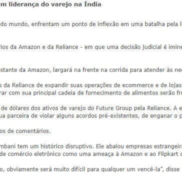 Batalha dos bilionários: Bezos e Ambani disputam liderança do varejo na Índia – Blog Caderno B