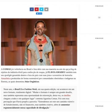Confira como foi o desfile Sinergia de Flavia Amadeu + Comas no BEFW2020 – Top View