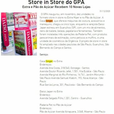 Store in Store do GPA – Giro News
