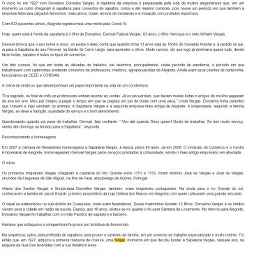 Vargas, a sapataria que resiste ao tempo há mais de 90 anos – Portal Alegrete Tudo