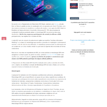 Maturidade BIM no Brasil – Instituto de Engenharia