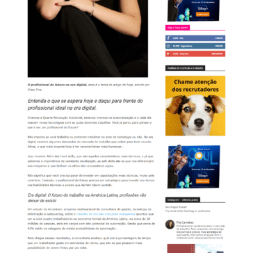 O profissional do futuro na era digital – Pra Carreiras