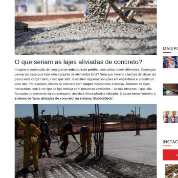 Lajes aliviadas de concreto: conheça essa tecnologia que auxilia no aliviamento de cargas estruturais – Engenharia 360