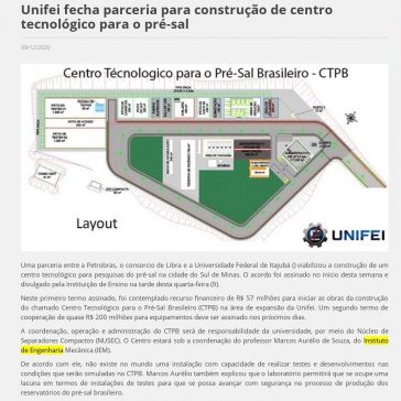 Unifei fecha parceria para construção de centro tecnológico para o pré-sal – Lavras 24horas