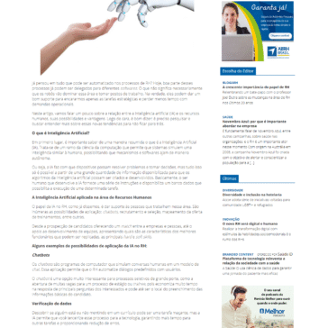 A relação entre inteligência artificial e recursos humanos – Revista Melhor
