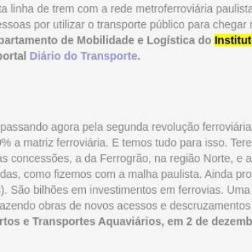 Frases da Quinzena – ABIFER