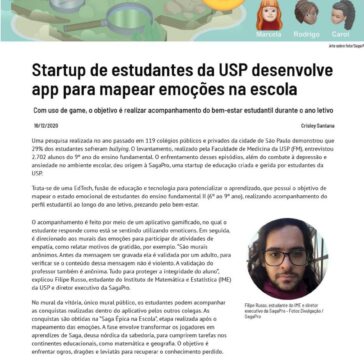 Startup de estudantes da USP desenvolve app para mapear emoções na escola – Jornal da USP