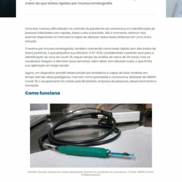 Exame desenvolvido no Brasil detecta coronavírus em tempo real – O Estado de S.Paulo (On-line)