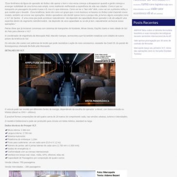 Marcopolo lança seu primeiro VLT. Início das operações será no Sul pela Giordani Turismo – ABIFER