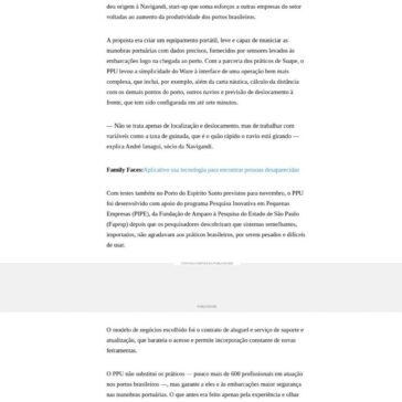 Aplicativos ajudam a manobrar navios em portos e na logística de frotas nas cidades – O Globo (Online)