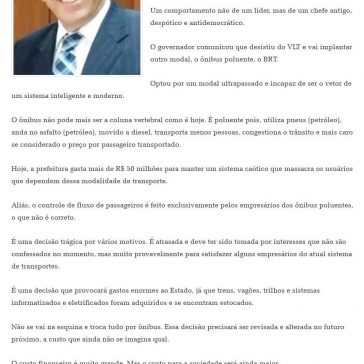 O golpe de Mauro contra Cuiabá – Diário de Cuiabá