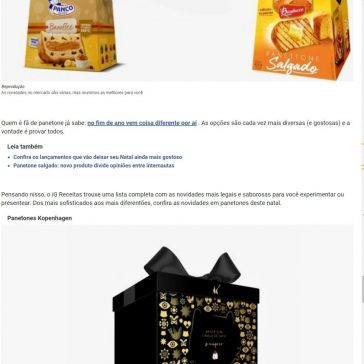 Conheça as novidades em panetones que chegaram ao mercado neste Natal – Receitas IG