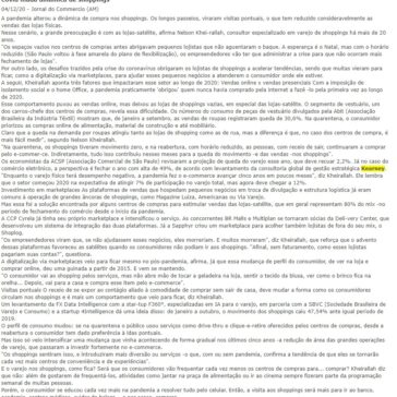 Covid muda dinâmica de shoppings – Jornal do Commercio (AM)