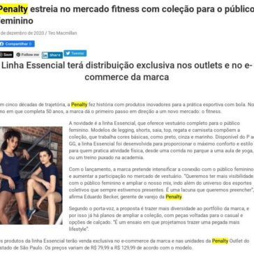 Penalty estreia no mercado fitness com coleção para o público feminino – Blog Tudo de Novo