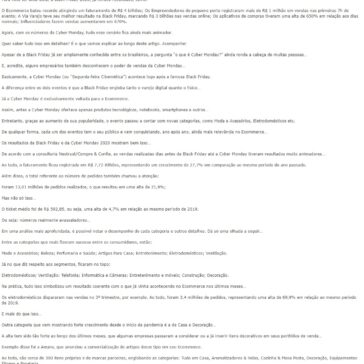 Ecommerce Fatura Bilhões com Black Friday e Cyber Monday – Ecommerce de Sucesso