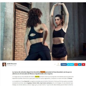 Penalty se estrena en el mercado del fitness con una colección para el público femenino –  La Jugada Financiera