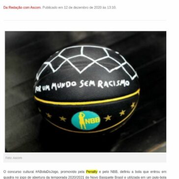 Bola do NBB é leiloada e dinheiro será destinado à instituição de caridade em Campina – Paraíba Online