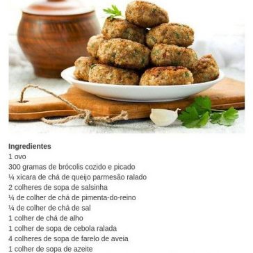 Bolinho de brócolis assado – Central de Notícias