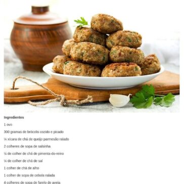 Bolinho de brócolis assado – Jornal Metas