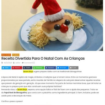 Receita divertida para o Natal com as crianças – Believe News