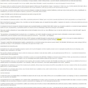 Nova dinâmica de shoppings – Jornal do Commercio (AM) Online