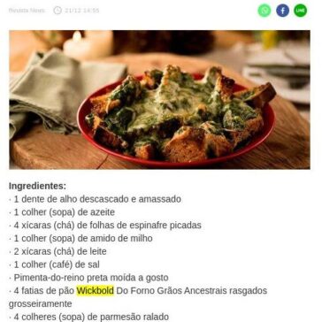 Pão cremoso de Natal – Central de Notícias