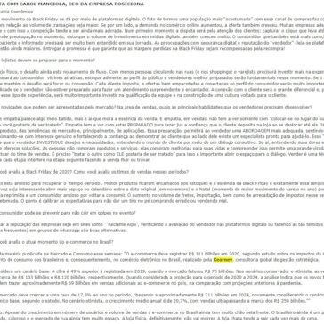 ENTREVISTA COM CAROL MANCIOLA, CEO DA EMPRESA POSICIONA – Bahia Econômica