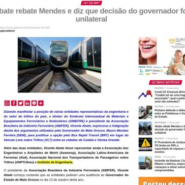 Abate rebate Mendes e diz que decisão do governador foi unilateral – Blog do Valdemir