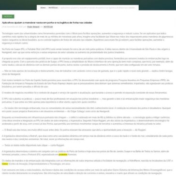 Aplicativos ajudam a manobrar navios em portos e na logística de frotas nas cidades – Câmera Log