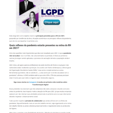 RH 2021 – Tendências, economia e principais reflexos da pandemia – Tec Flow