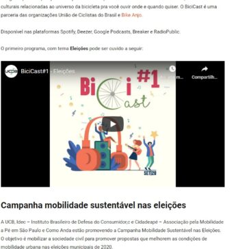 UCB ? Boletim trimestral – Revista Bicicleta