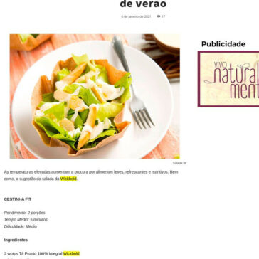 Receita de salada leve e fácil para os dias de verão – Comida na Mesa
