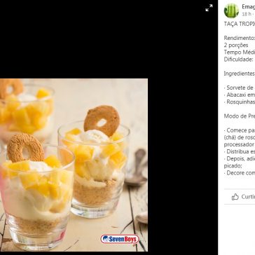TAÇA TROPICAL – Facebook