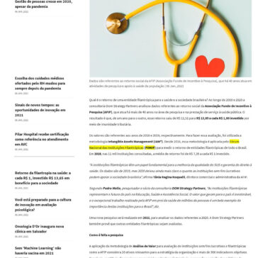 Retorno da filantropia na saúde: a cada R$ 1, investido R$ 13,65 em benefício para a sociedade – Saúde Business