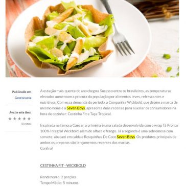 Wickbold ensina salada e sobremesa para o verão – Folha do ABC
