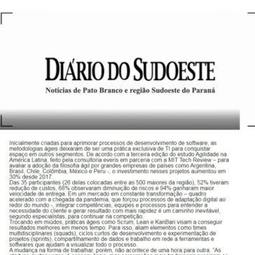 Metodologia ágil cresce com transformação digital – Diário do sudoeste
