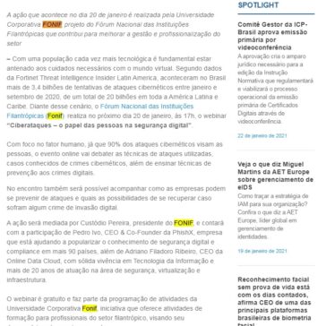 Webinar debate ciberataques e segurança digital – Crypto ID