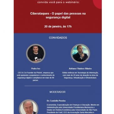 Webinar debate ciberataques e segurança digital – Jornal Cidade 1