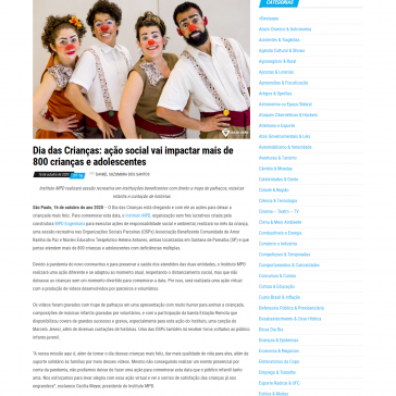 Dia das Crianças: ação social vai impactar mais de 800 crianças e adolescentes – Jornal Dia Dia