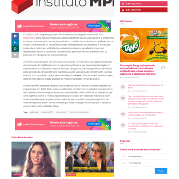 Trama Comunicação conquista conta do Instituto MPD – ABC da Comunicação