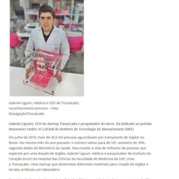 Produção de órgãos em laboratório coloca médico da FMUSP entre os mais inovadores da América Latina – Biblioteca FMUSP