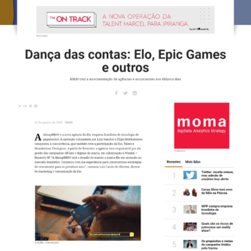 Dança das contas: Elo, Epic Games e outros – Meio & Mensagem