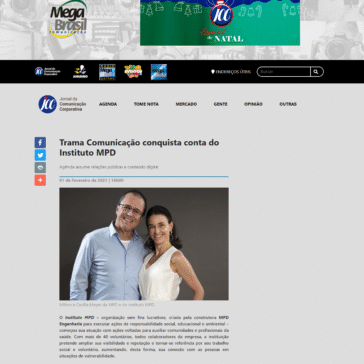 Trama Comunicação conquista conta do Instituto MPD – Portal Mega Brasil Comunicação