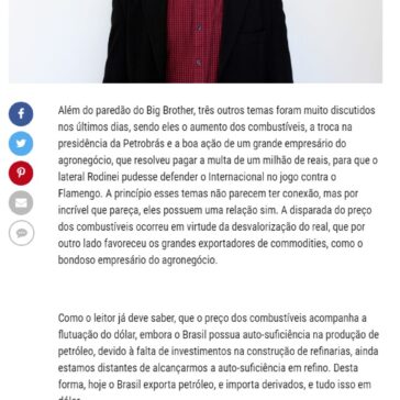 Inter, Flamengo, o dólar e o preço dos combustíveis  – MT de Fato