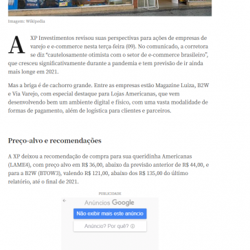 XP revisa recomendações do varejo e coloca Americanas em destaque – Seu Dinheiro