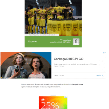 Jaraguá Futsal fecha com novo patrocinador para 2021 – O Correio do Povo