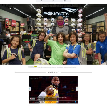 Penalty volta a apostar em youtuber para se aproximar do jovem – Máquina do Esporte